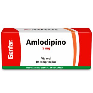 AMLODIPINO 5 MG 10 TABLETAS GF