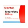 IBUPROFENO 800 MG 50 TABLETAS GF