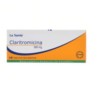 CLARITROMICINA 500 MG 10 TABLETAS LS