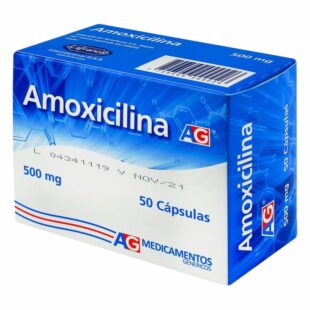 AMOXICILINA 500 MG 50 CAPSULAS AG