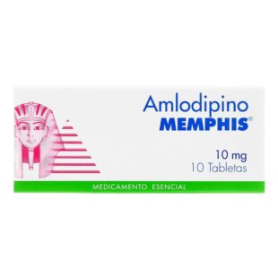 AMLODIPINO 10 MG 10 TABLETAS MP