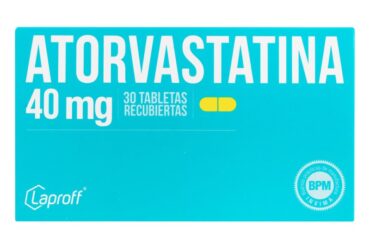 ATORVASTATINA 40 MG 30 TABLETAS LP