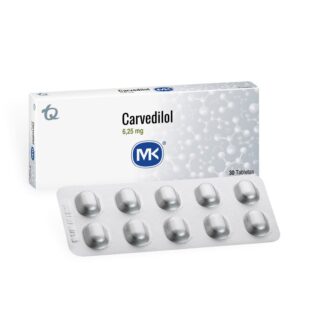 CARVEDILOL 6.25 MG 30 TBS MK(P)8918