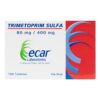 TRIMETOPRIM SULFA 80-400 100 TABLETAS EC