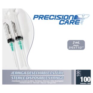 JERINGA 3P 2 ML 21X1.1/2 100 UND ETERNA