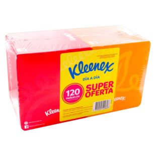 2 PANUELOS KLEENEX CUBO 60 UND